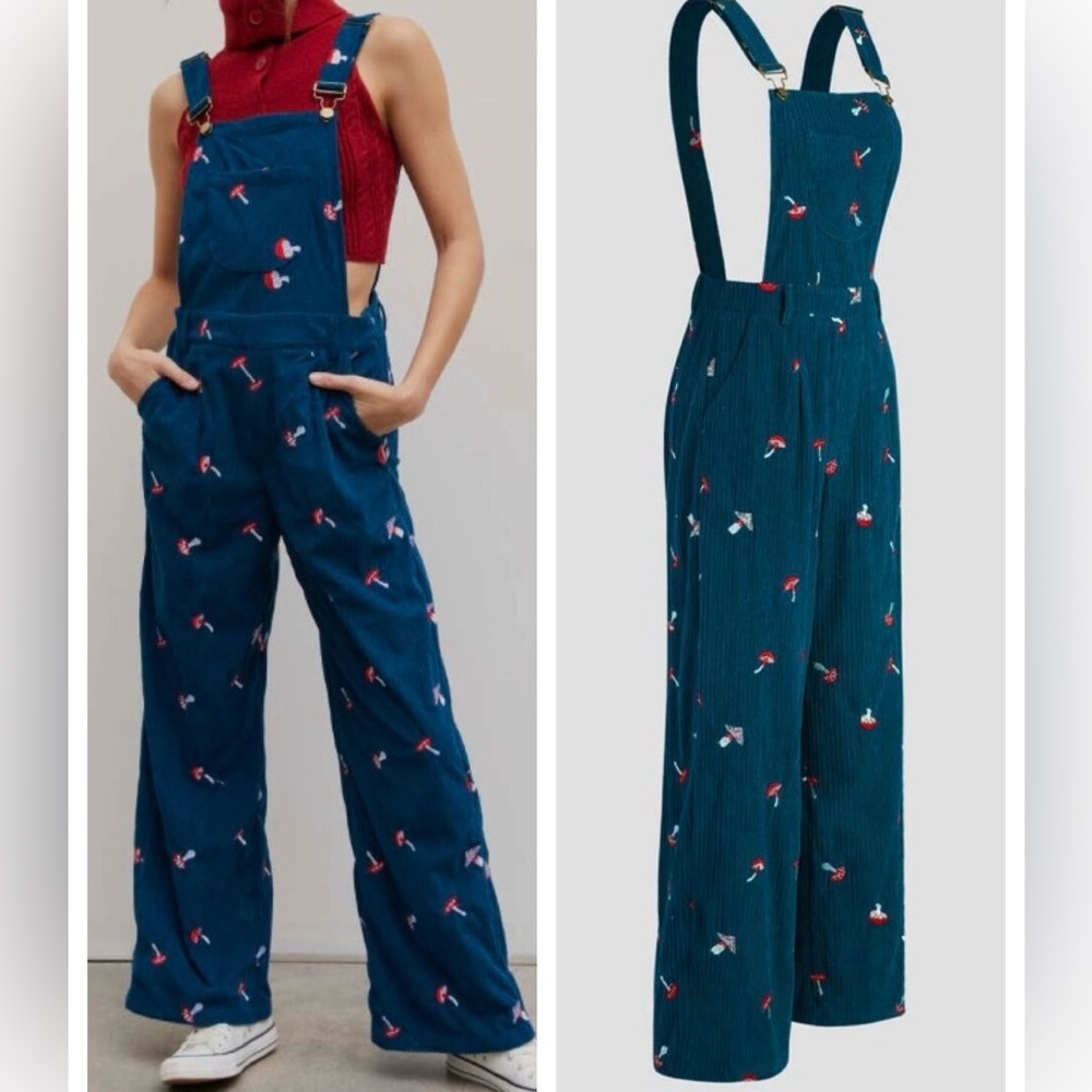 Cider Mushroom Overalls